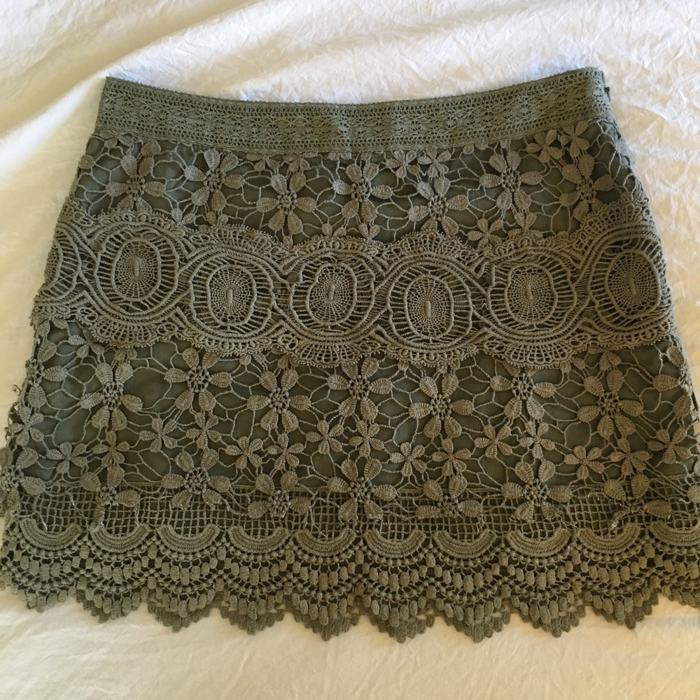 Free People Flower Field Mix Mini Skirt